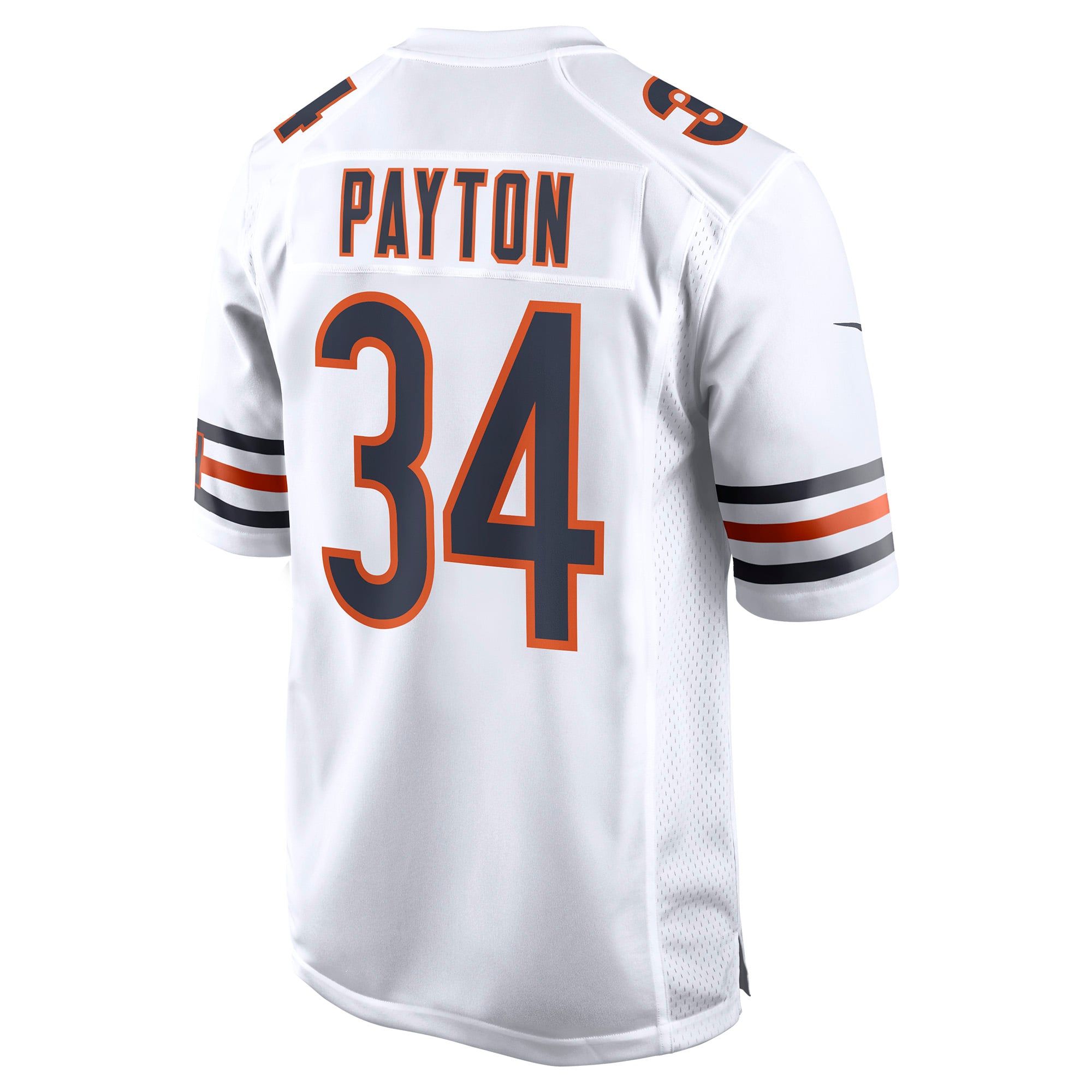 Men's Chicago Bears Walter Payton White Retired Player Away Game Jersey