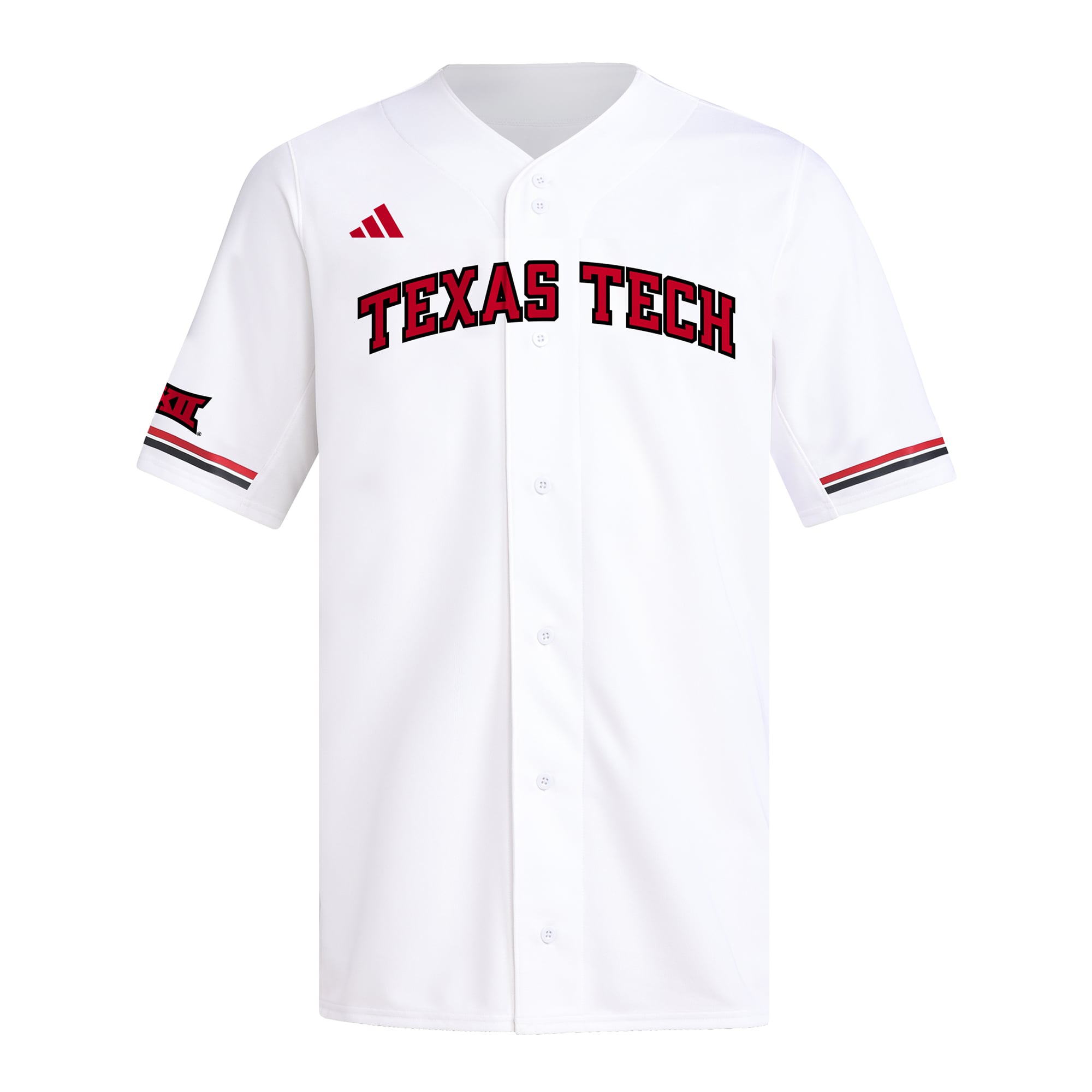 Men's White Texas Tech Red Raiders Replica Baseball Jersey