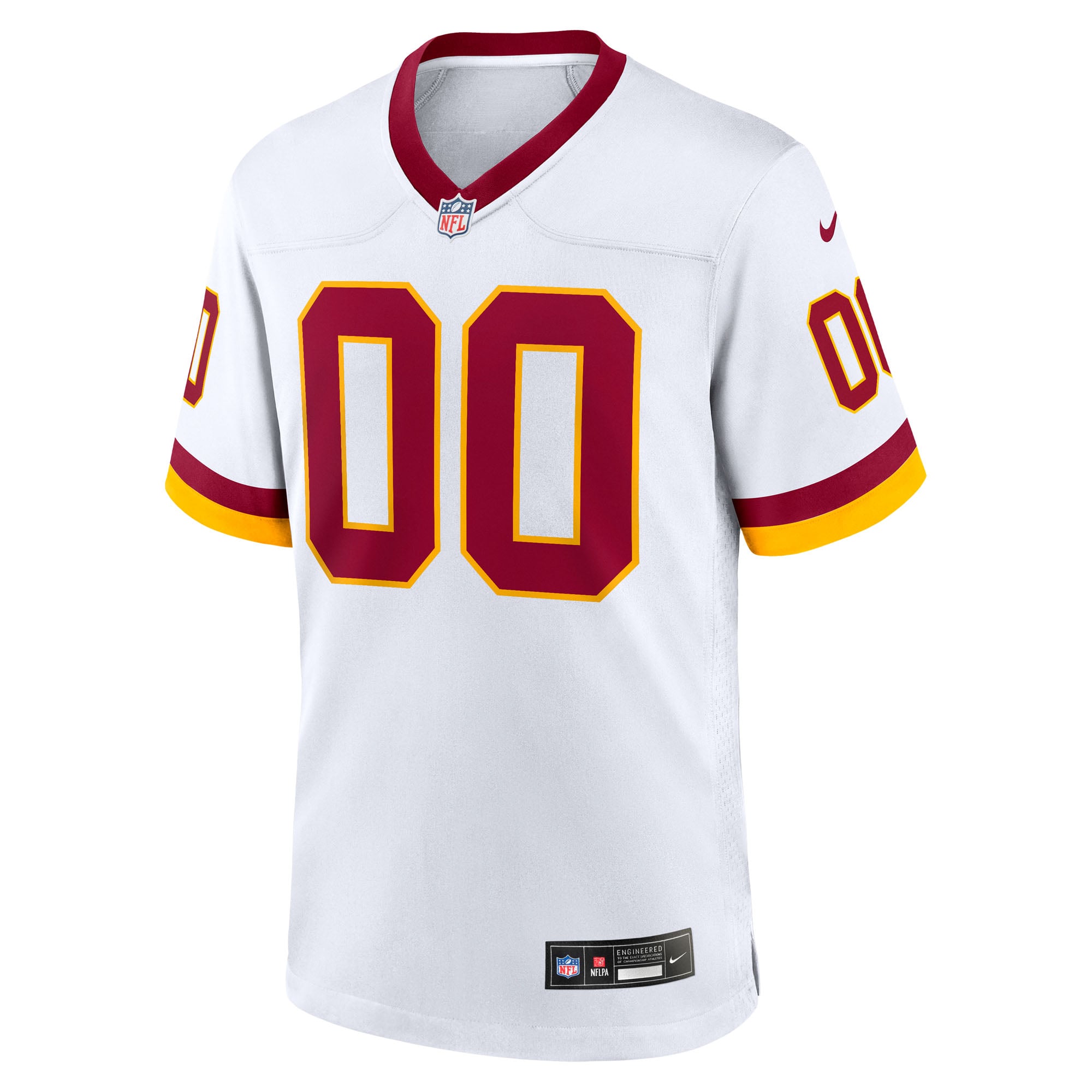 Men's Washington Commanders White Game Super Bowl Era Custom Jersey