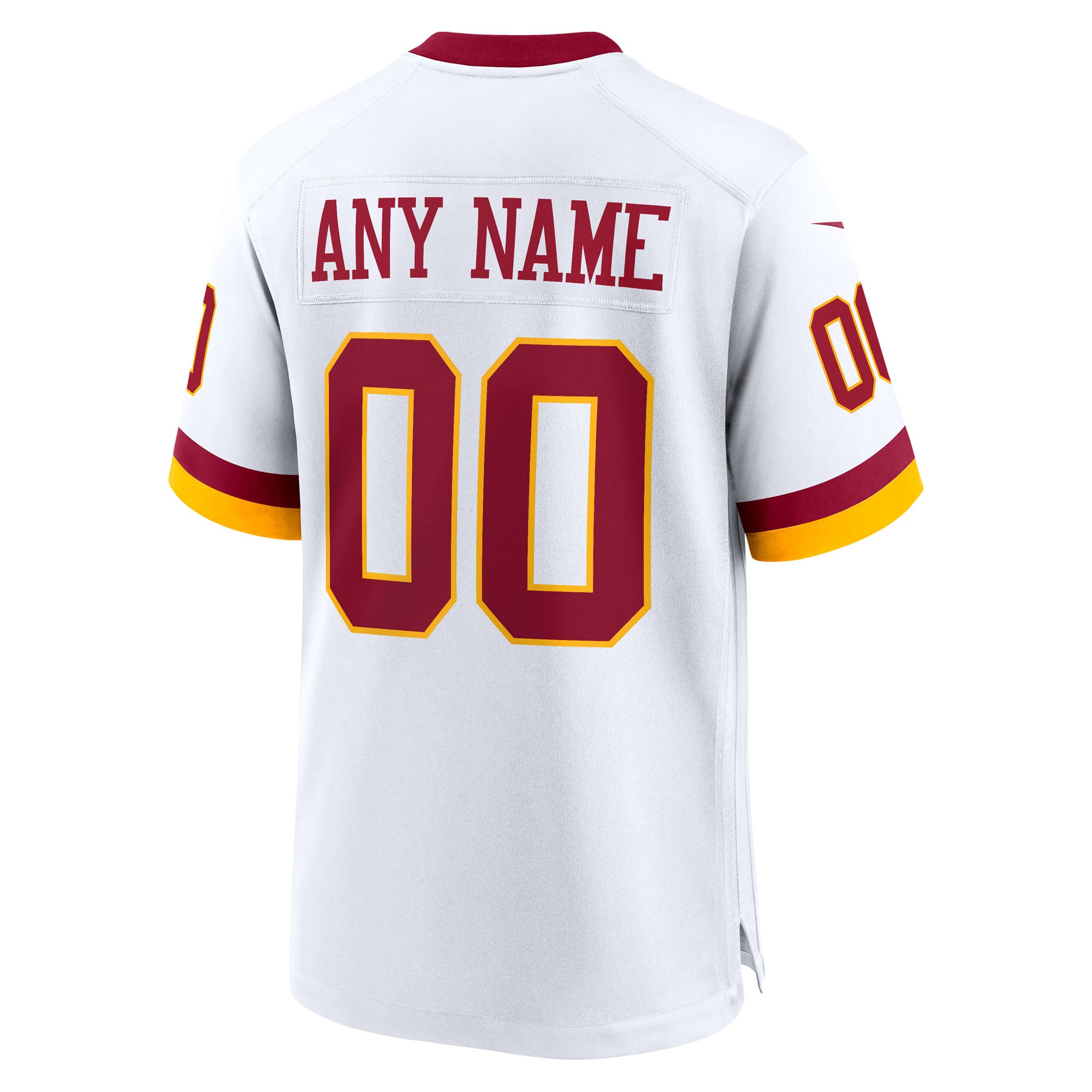 Men's Washington Commanders White Game Super Bowl Era Custom Jersey