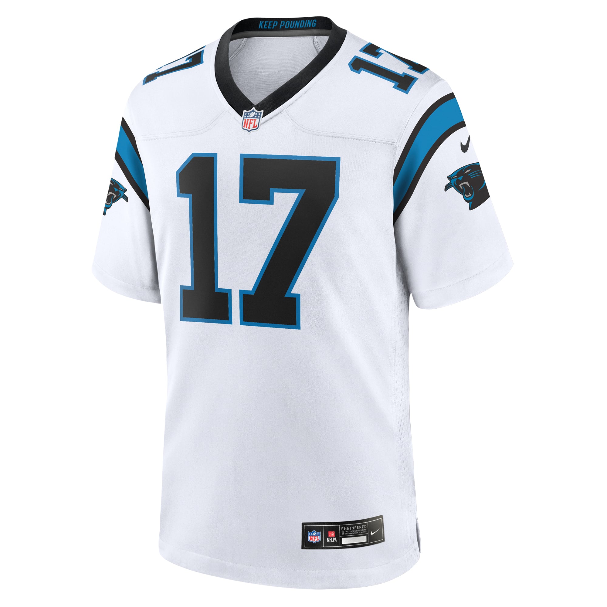 Men's Carolina Panthers Xavier Legette White Game Jersey
