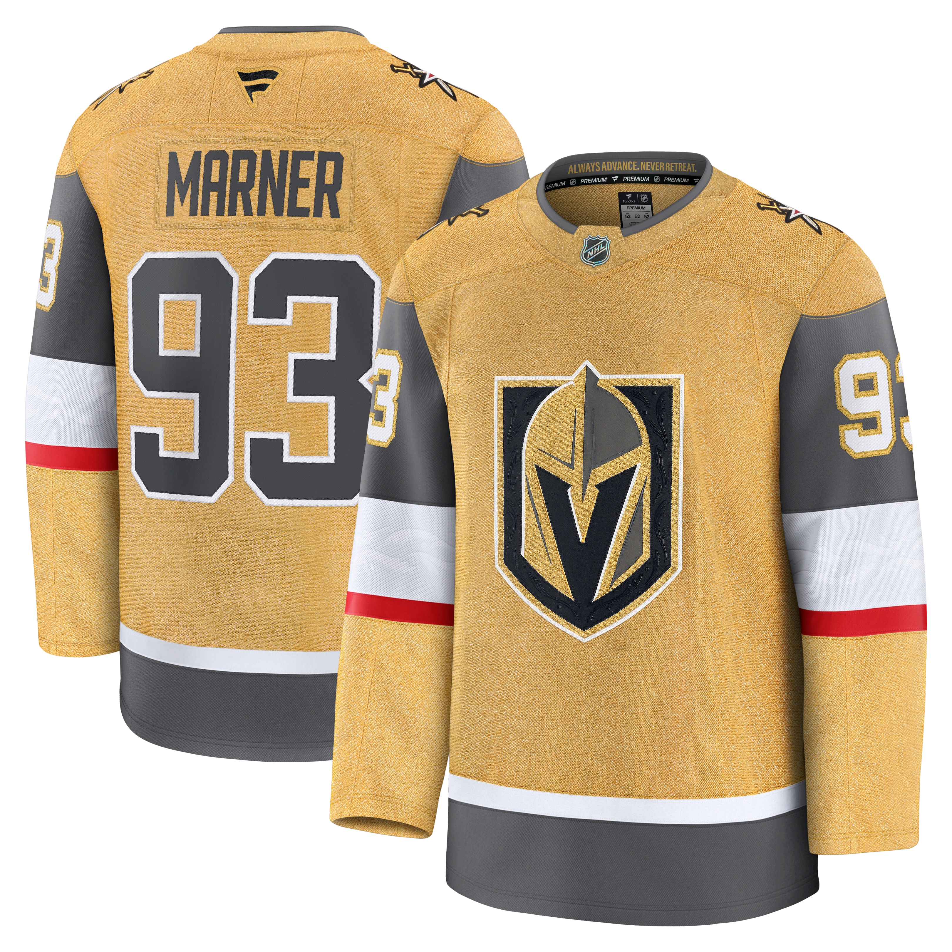 Mitch Marner Vegas Golden Knights Home Premium Jersey - Gold