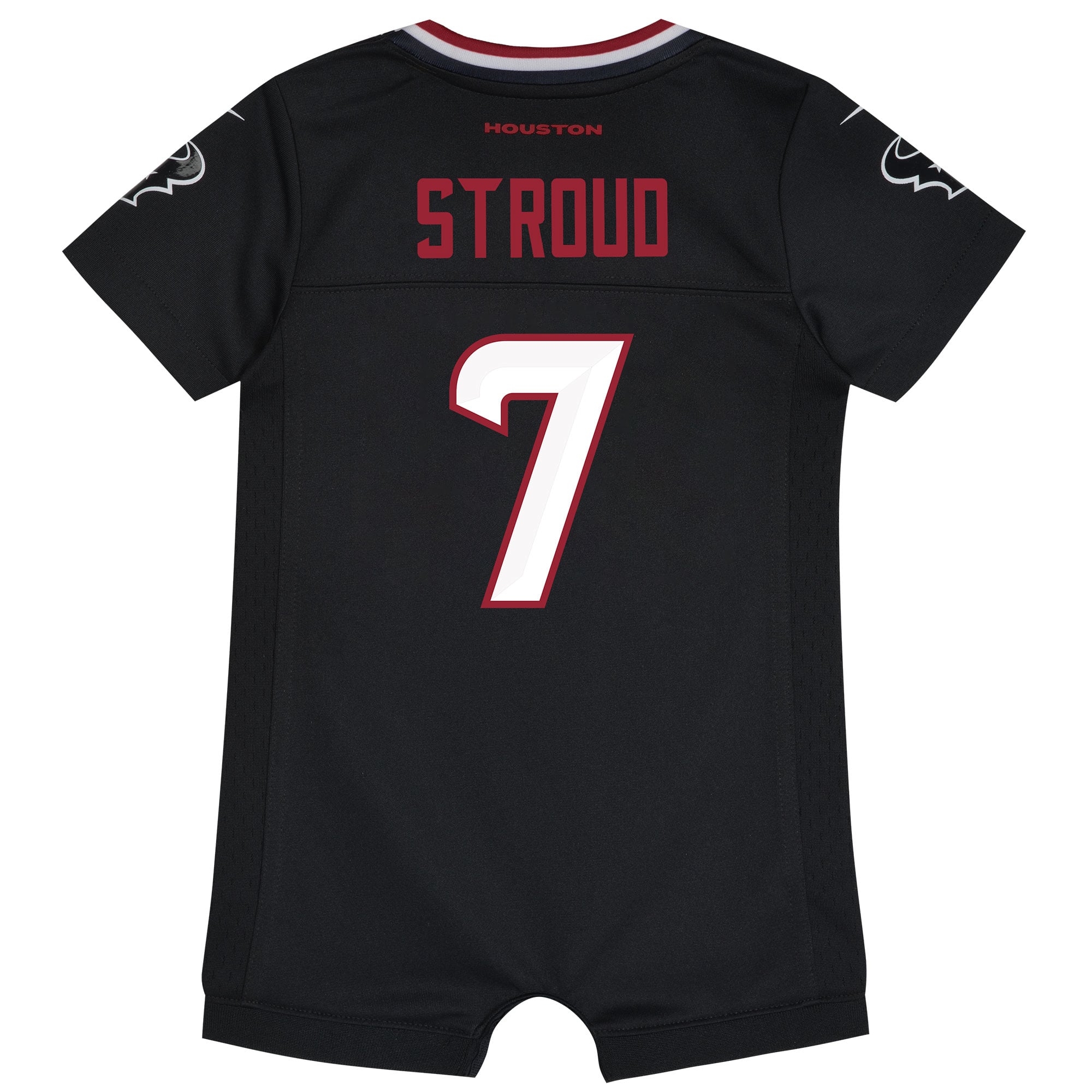 Newborn Houston Texans C.J. Stroud Navy Romper Game Jersey