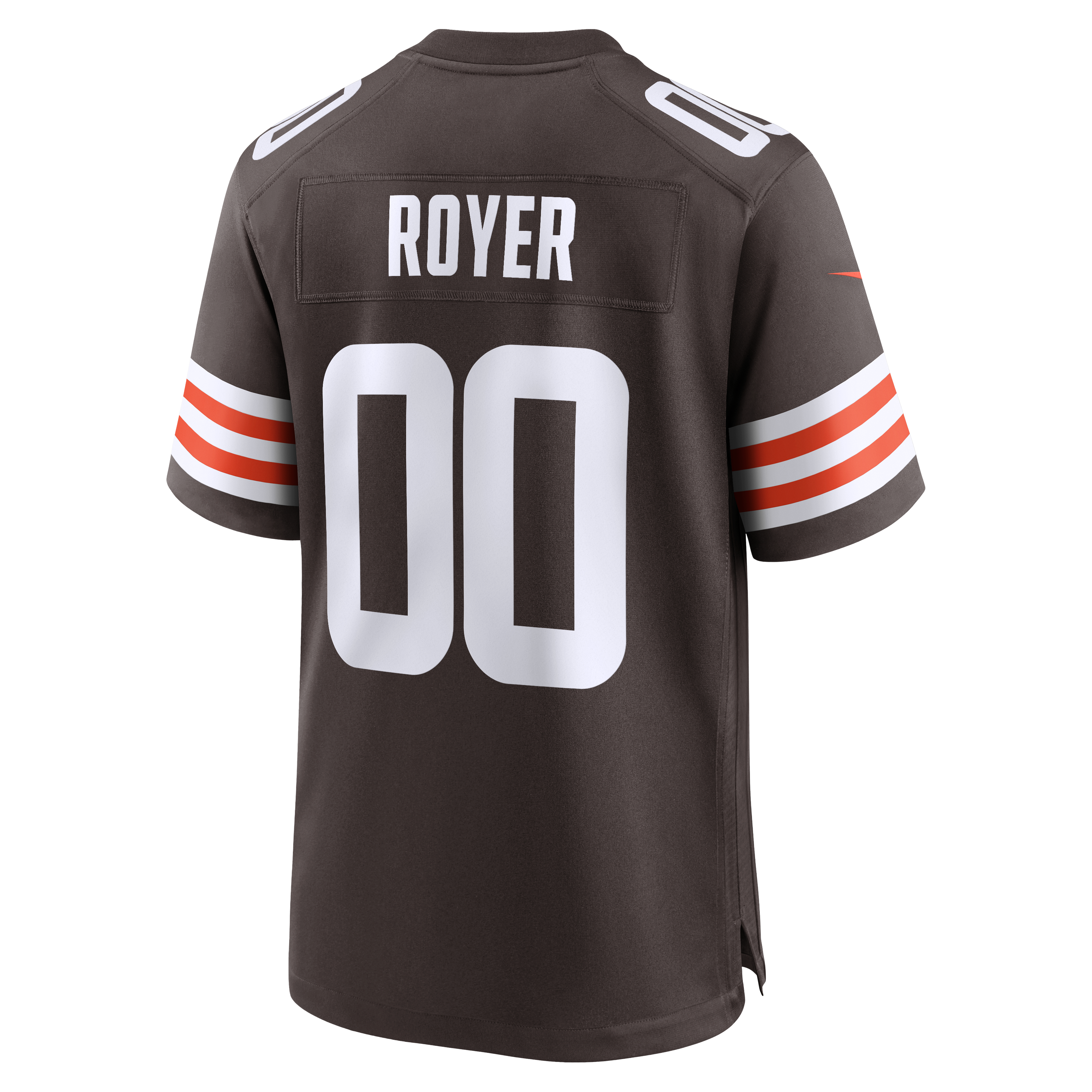 Men's Cleveland Browns Joe Royer Brown Game Jersey