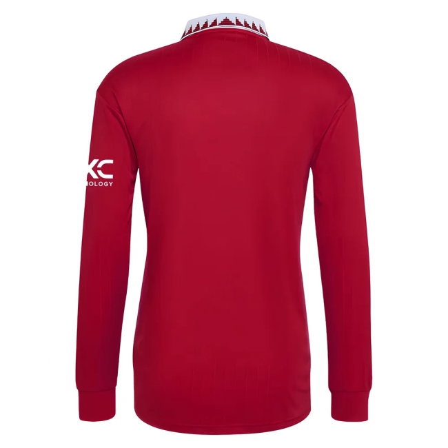 2022-2023 Man Utd Long Sleeve Home Shirt (McTOMINAY 39) — Shop Now