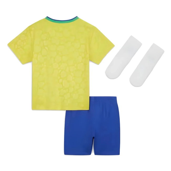 2022-2023 Brazil Home Little Boys Mini Kit (Fabinho 15) — Buy Now