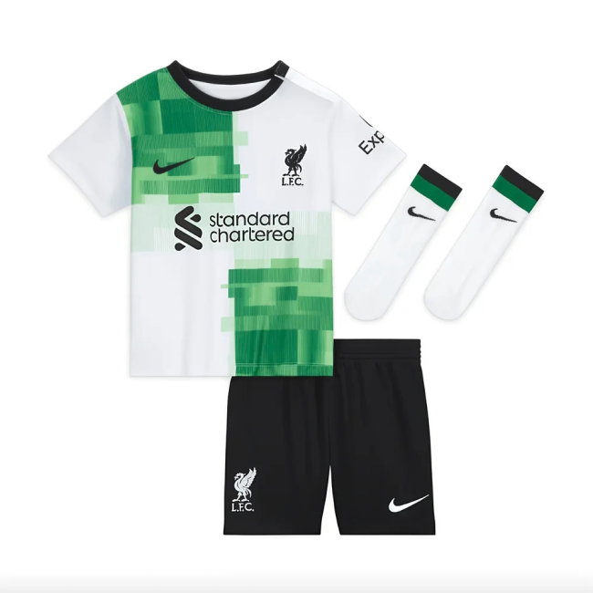 2023-2024 Liverpool Away Infant Baby Kit (Konate 5) — Shop Now