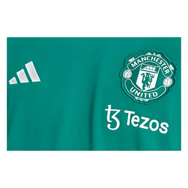 2023-2024 Man Utd Training Tee (Green) (Keane 16) — Buy Now