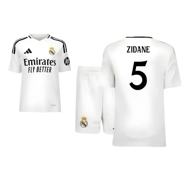 2024-2025 Real Madrid Home Youth Kit (Zidane 5) — Buy Online
