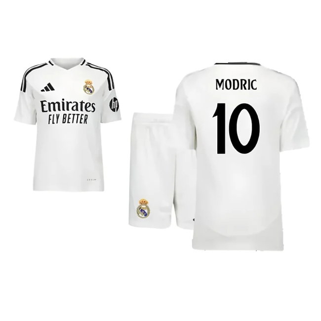 2024-2025 Real Madrid Home Youth Kit (Modric 10) — Shop Online