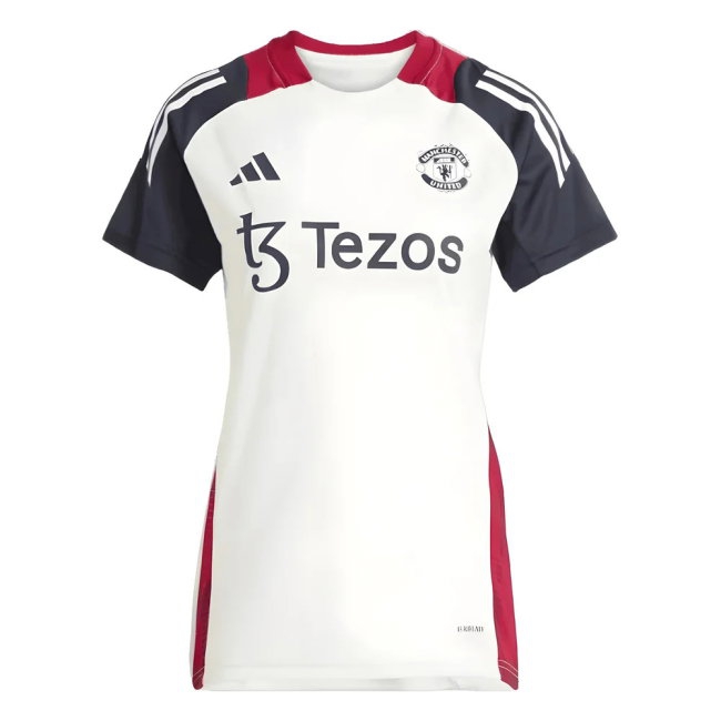2025 Man Utd Training Jersey (Off White) - Womens (Beckham 7) — Shop Now