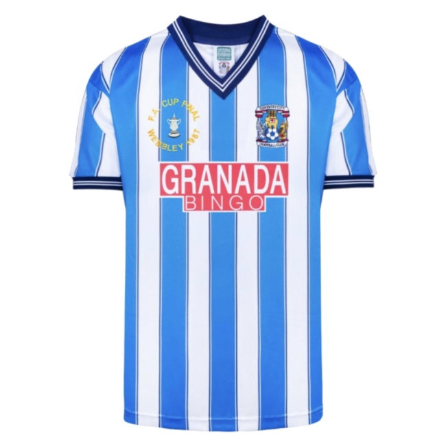 Coventry 1987 FA Cup Final Retro Shirt (Downs 3) — Shop Now