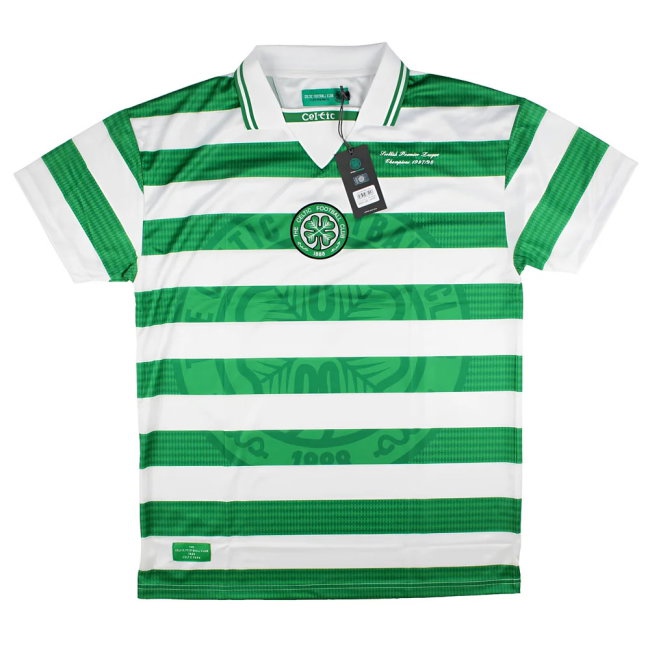1998-1999 Celtic Retro Home Shirt (Larsson 7) — Shop Now