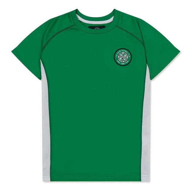 Celtic Poly T-shirt (Green/White) - Kids (Cvancara 11) — Buy Now