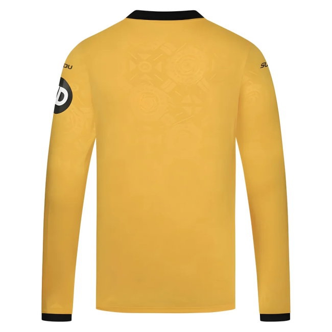 2025-2026 Wolves Long Sleeve Home Shirt (Tchatchoua 38) — Buy Online