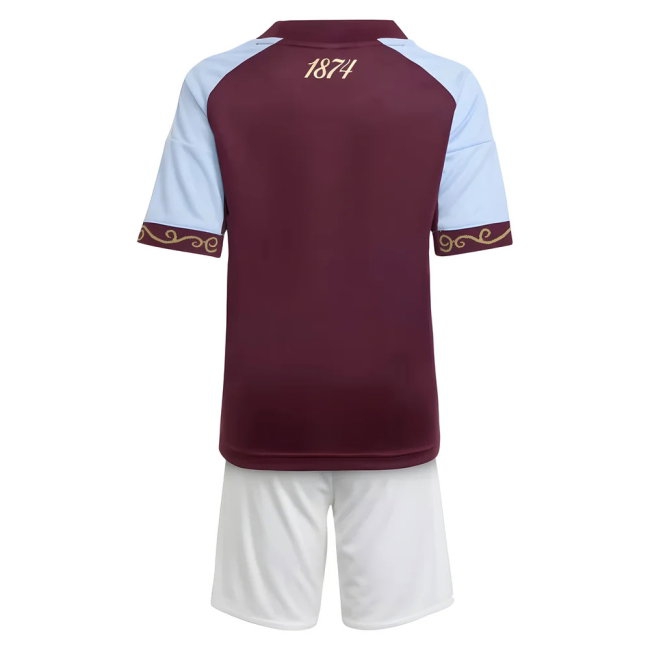 2025-2026 Aston Villa Home Mini Kit (Daly 9) — Shop Now