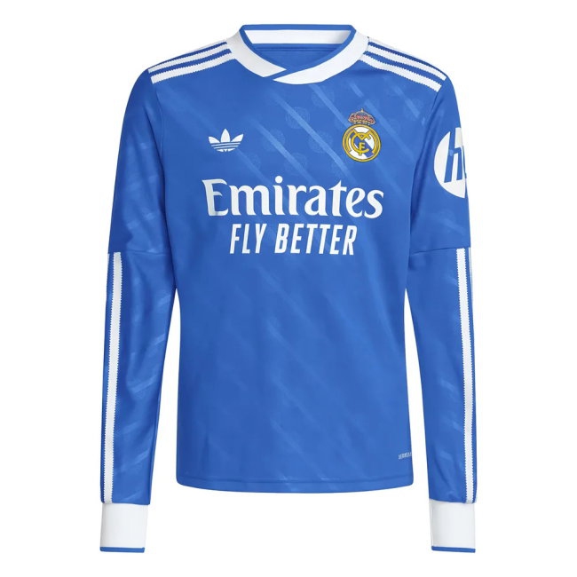 2025-2026 Real Madrid Long Sleeve Third Shirt (Kids) (Valverde 8) — Shop Online