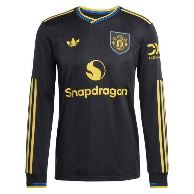 2025-2026 Man Utd Player Version Long Sleeve Third Shirt (Mount 7) — Buy Now