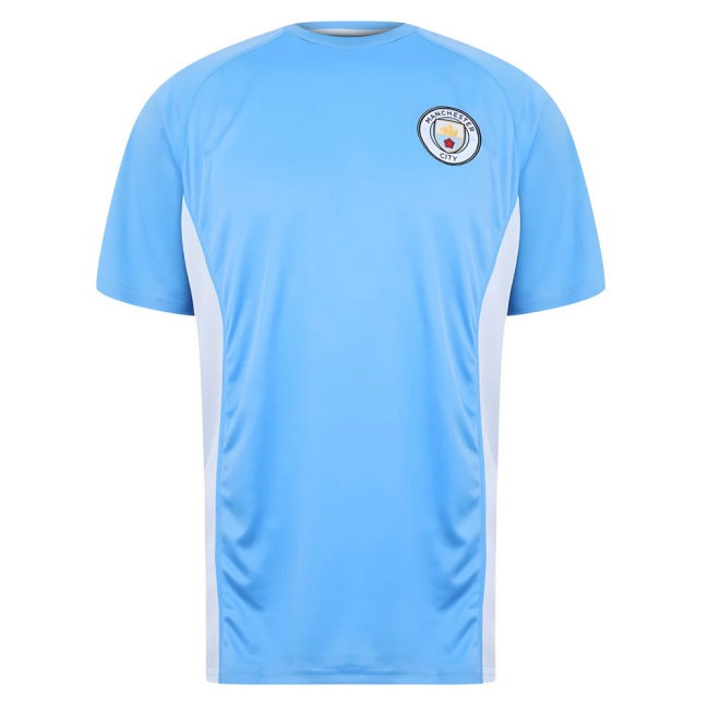 Man City Poly T-Shirt (Blue) (Wright Phillips 29) — Shop Online