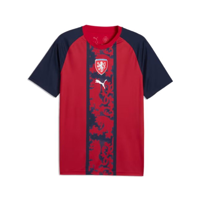 2026-2027 Czech Republic Warm Up Jersey (Dark Cherry) (Soucek 22) — Shop Now