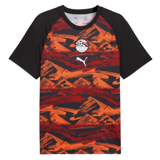 2026-2027 Egypt Warm Up Jersey (Black) (M.Salah 10) — Shop Online