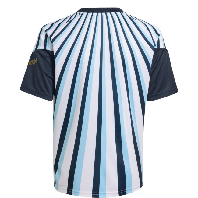 2026-2027 Argentina Home Pre-Match Shirt (White) - Kids (De Paul 7) — Buy Now