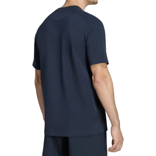 2026-2027 Real Madrid Tiro Travel Tee (Navy) (Alaba 4) — Shop Now