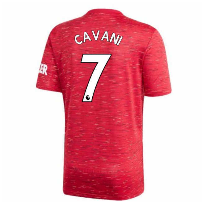 2020-2021 Man Utd Home Football Shirt (Kids) (CAVANI 7) — Buy Online