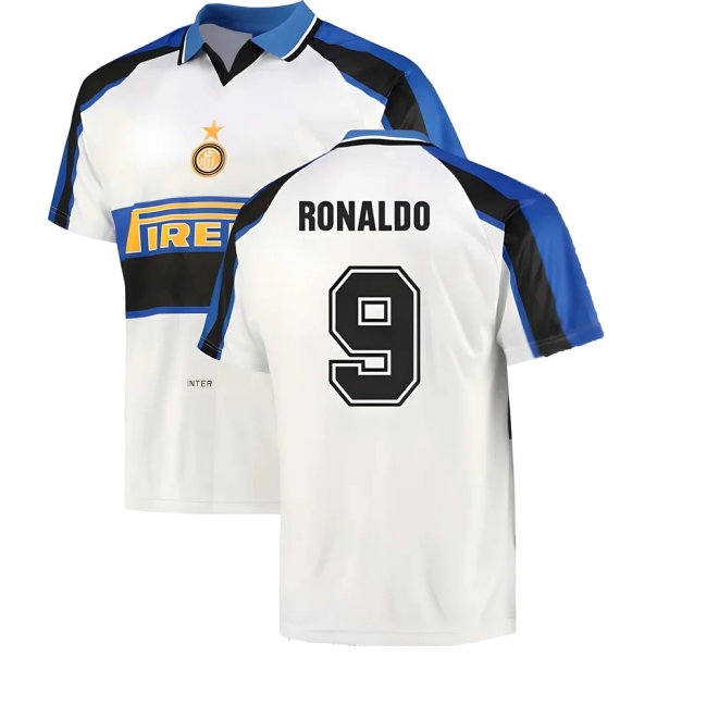 1996 Inter Milan Away Shirt (RONALDO 9) — Shop Now