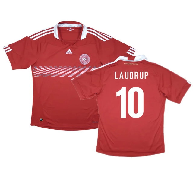2010-2011 Denmark Home Shirt (Laudrup 10) — Buy Now