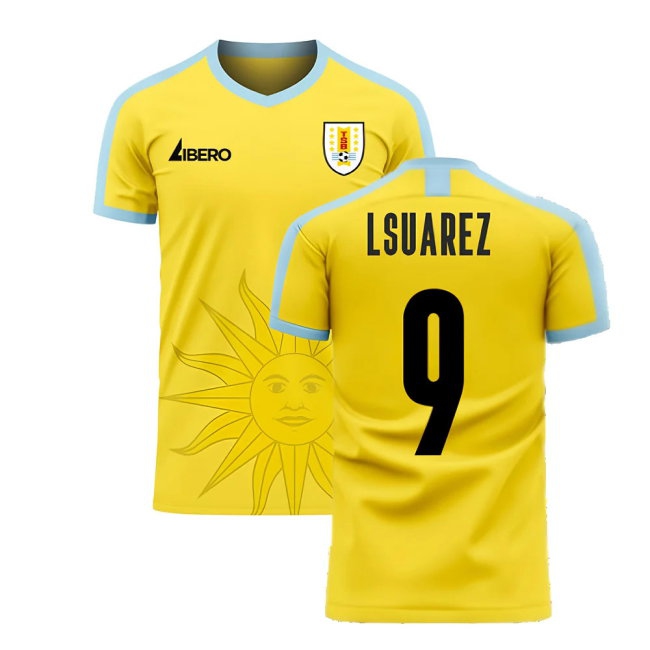 Uruguay 2025-2026 Away Concept Football Kit (Libero) (L SUAREZ 9) — Buy Online