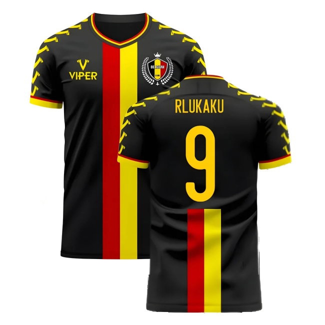 Belgium 2025-2026 Away Concept Football Kit (Viper) (R LUKAKU 9) — Shop Online