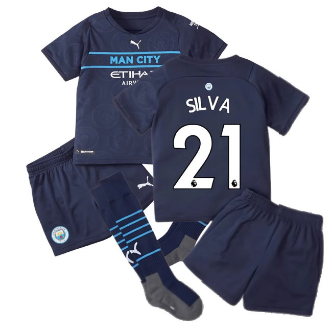 2021-2022 Man City 3rd Mini Kit (SILVA 21) — Shop Now