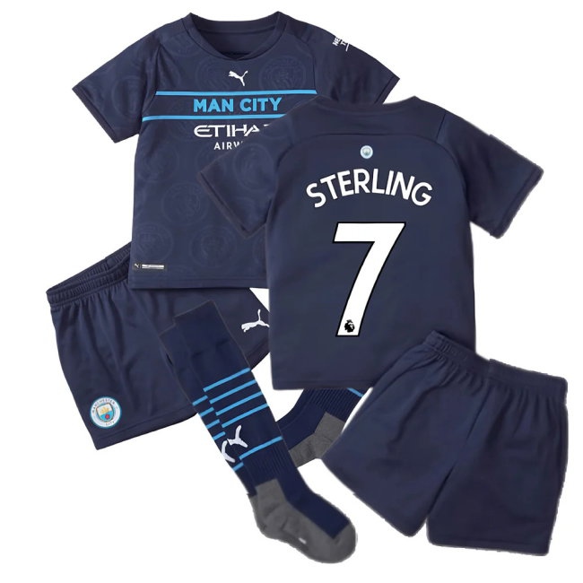 2021-2022 Man City 3rd Mini Kit (STERLING 7) — Shop Online