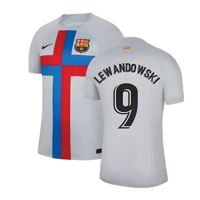 2022-2023 Barcelona Third Shirt (LEWANDOWSKI 9) — Shop Online
