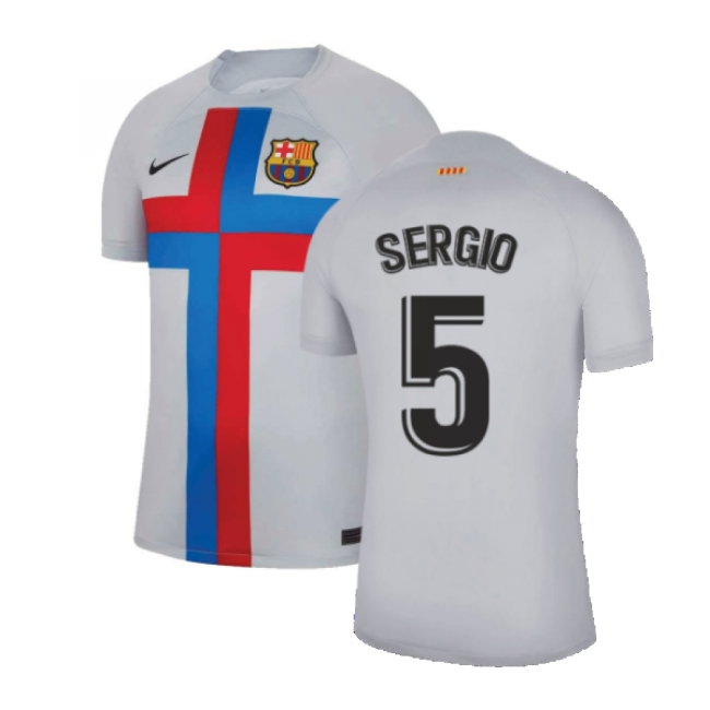 2022-2023 Barcelona Third Shirt (SERGIO 5) — Shop Online