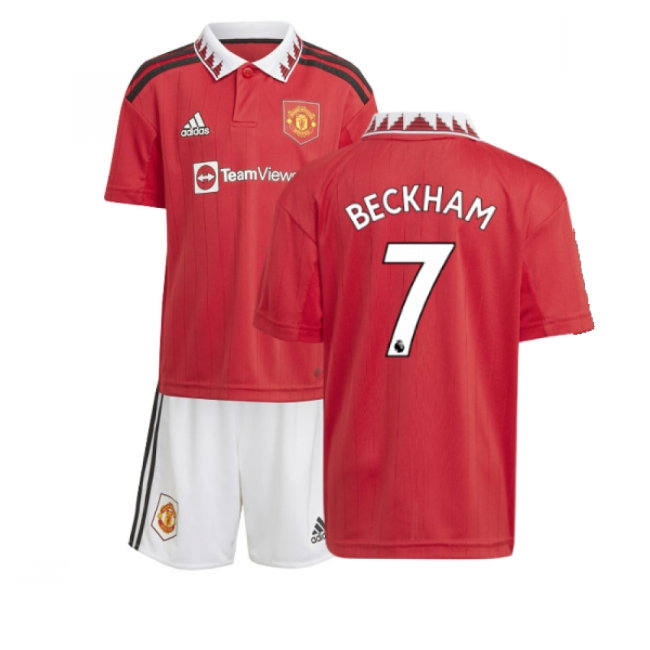 2022-2023 Man Utd Home Mini Kit (BECKHAM 7) — Buy Online