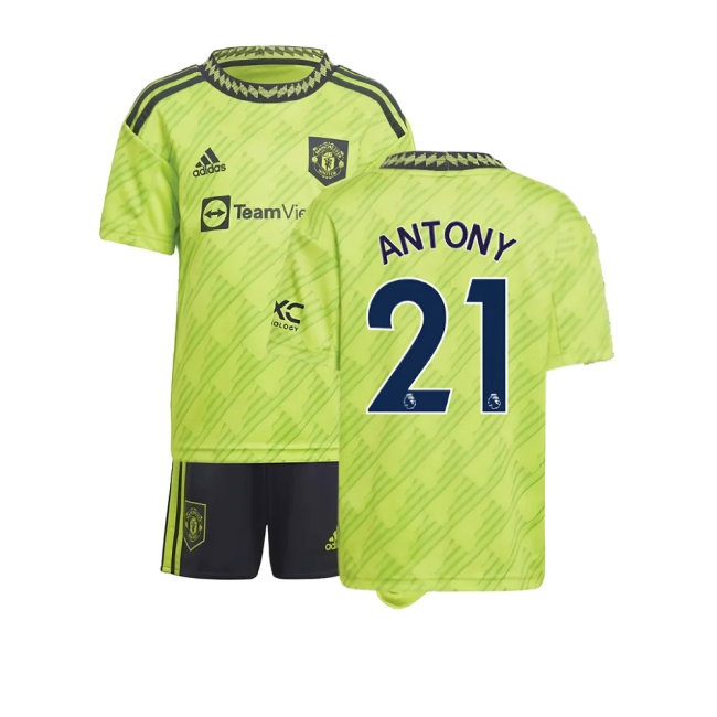 2022-2023 Man Utd Third Mini Kit (ANTONY 21) — Shop Now