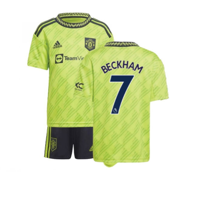 2022-2023 Man Utd Third Mini Kit (BECKHAM 7) — Shop Now