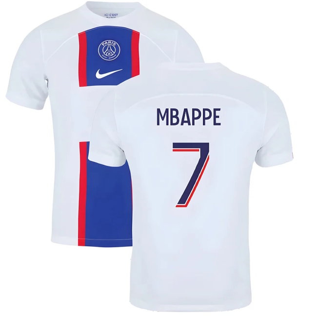 2022-2023 PSG Third Shirt (MBAPPE 7) — Shop Now