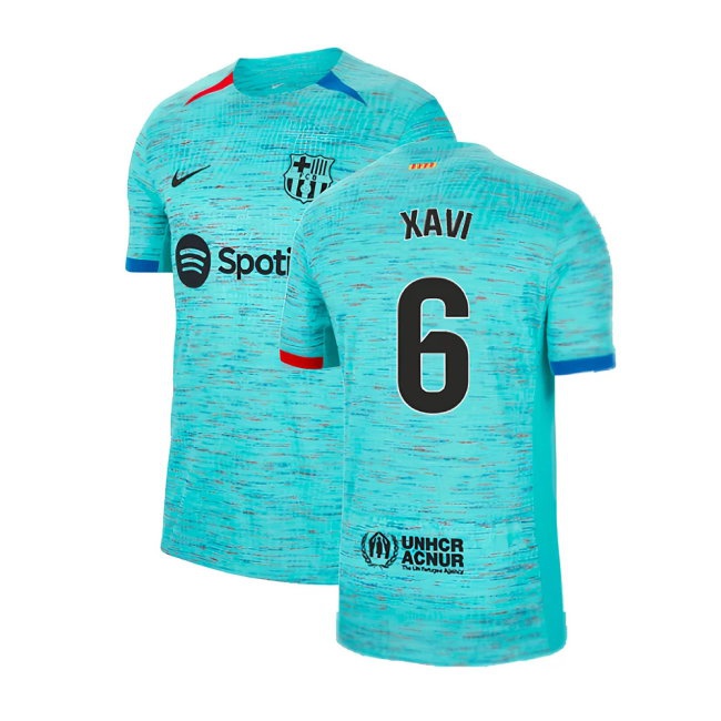 2023-2024 Barcelona Player Version Third Shirt (Xavi 6) — Buy Now