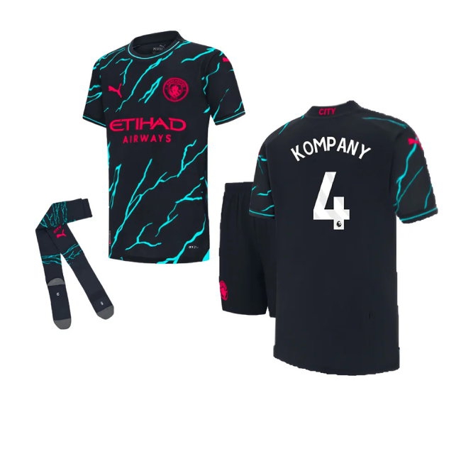 2023-2024 Man City Third Mini Kit (KOMPANY 4) — Shop Now