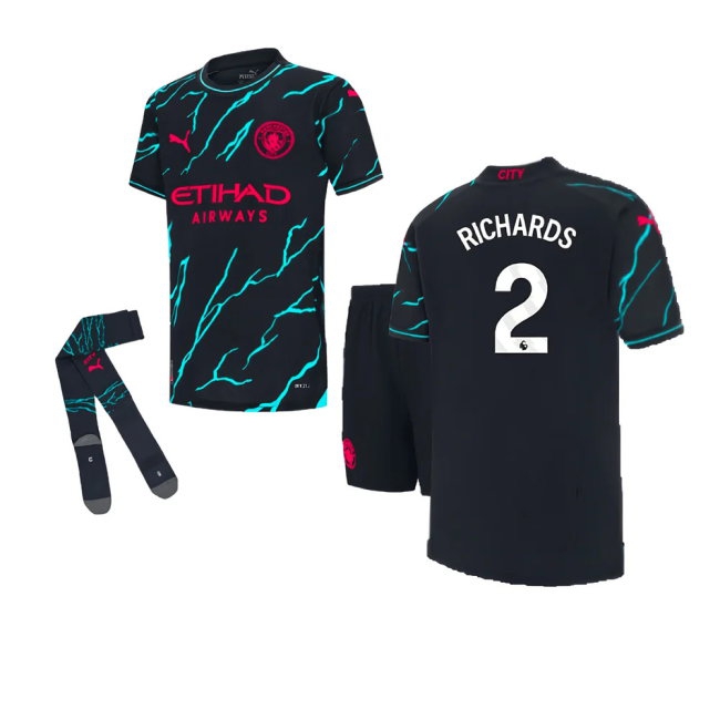2023-2024 Man City Third Mini Kit (RICHARDS 2) — Shop Online