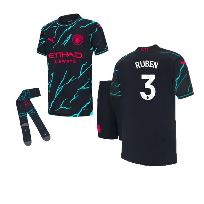 2023-2024 Man City Third Mini Kit (RUBEN 3) — Buy Online