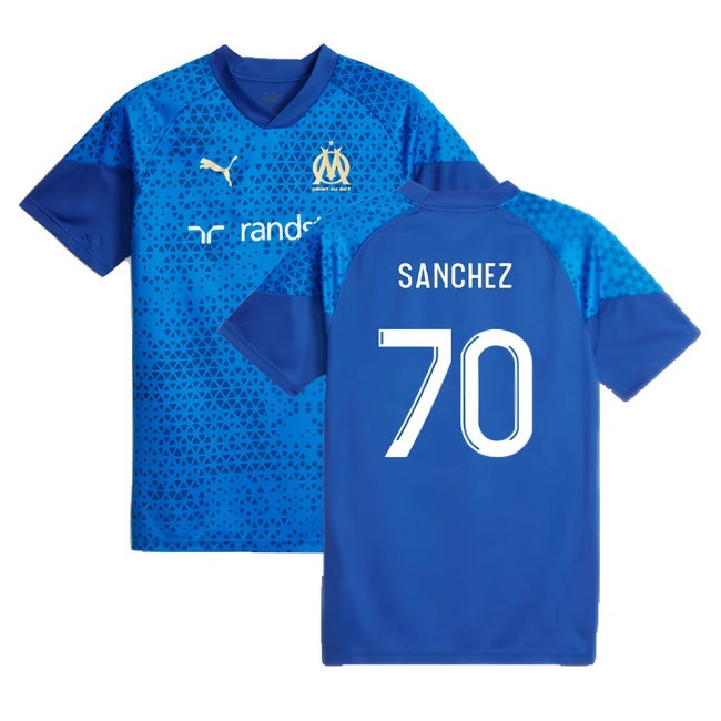 2023-2024 Marseille Training Jersey (Blue) (Sanchez 70) — Shop Now