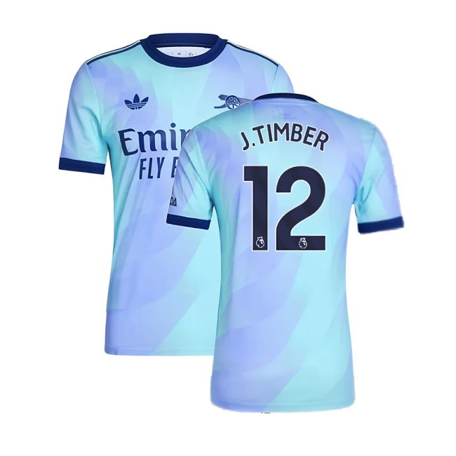 2024-2025 Arsenal Player Version Third Shirt (J.Timber 12) — Buy Online