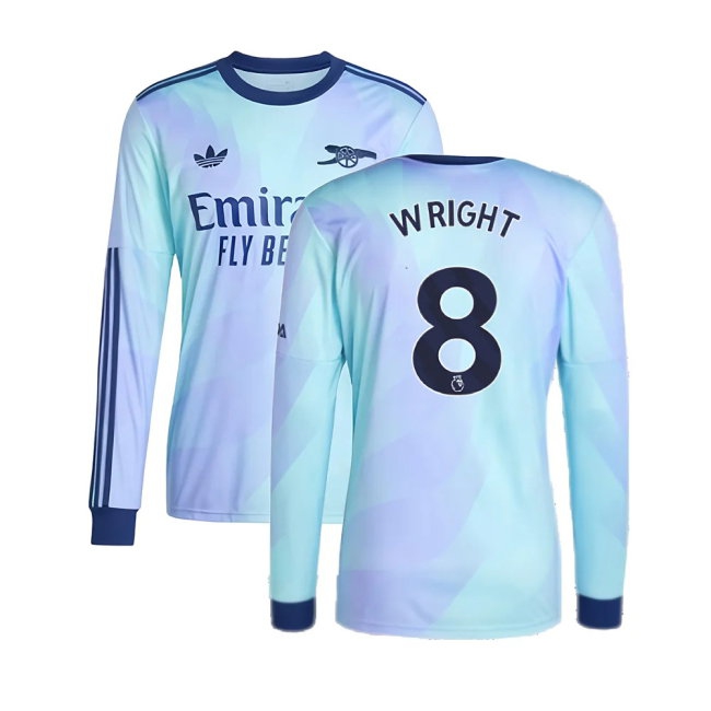 2024-2025 Arsenal Long Sleeve Third Shirt (Wright 8) — Shop Now