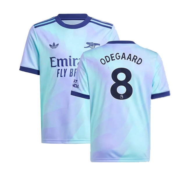 2024-2025 Arsenal Third Shirt (Kids) (Odegaard 8) — Shop Now
