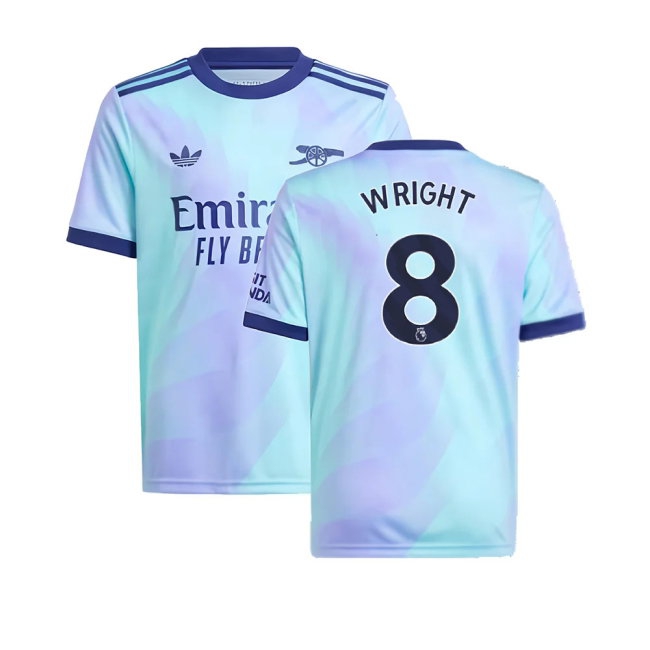 2024-2025 Arsenal Third Shirt (Kids) (Wright 8) — Buy Online
