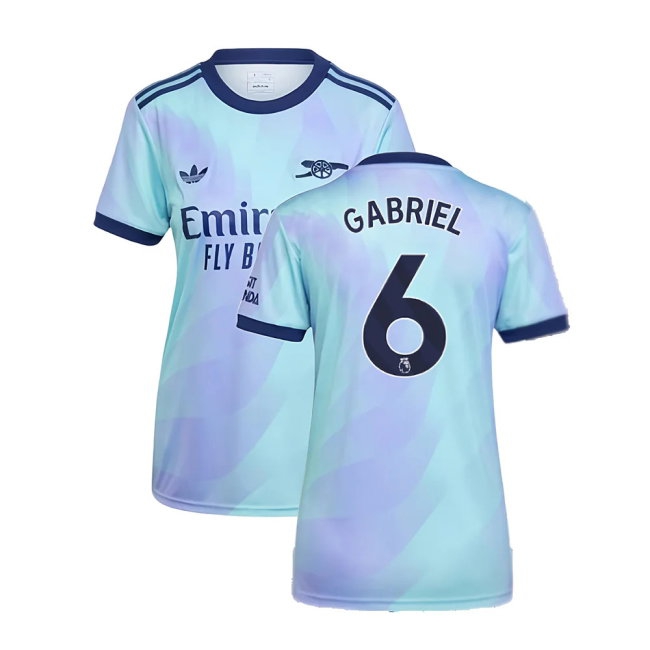 2024-2025 Arsenal Third Shirt (Womens) (Gabriel 6) — Shop Now